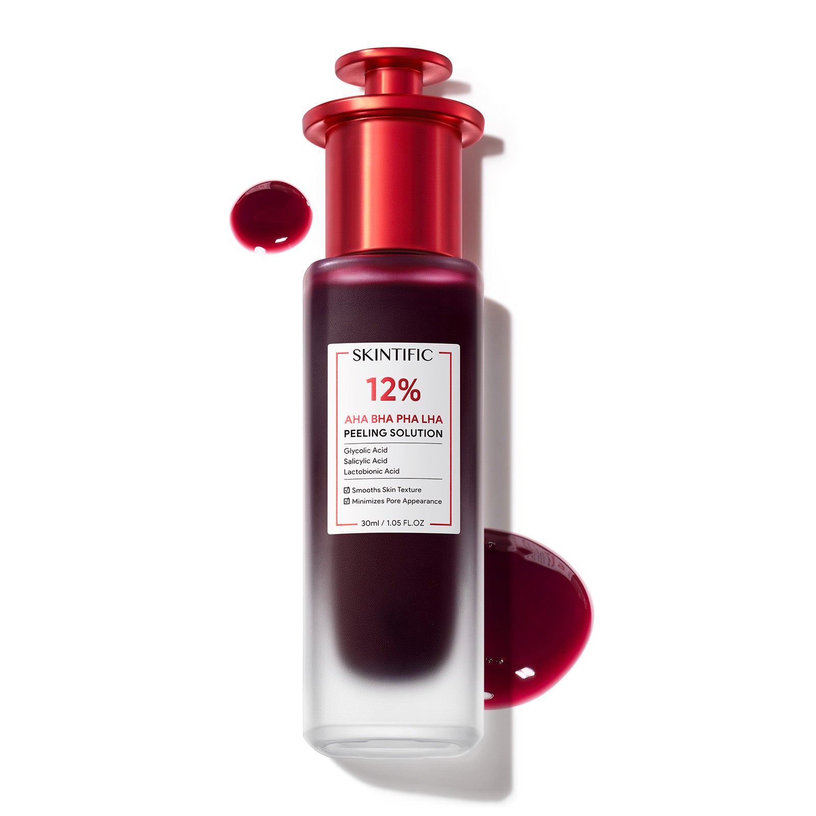12% AHA BHA PHA LHA Peeling Solution Serum